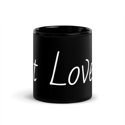 Pet Lovers. Black Glossy Mug