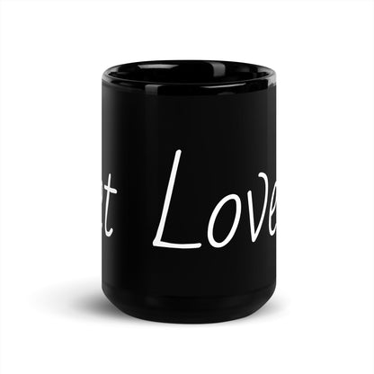 Pet Lovers. Black Glossy Mug