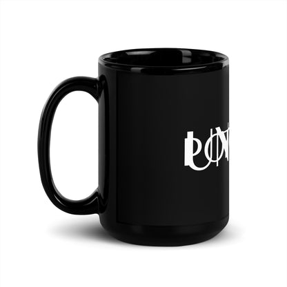 Unlock Your Potential Black Glossy Mug