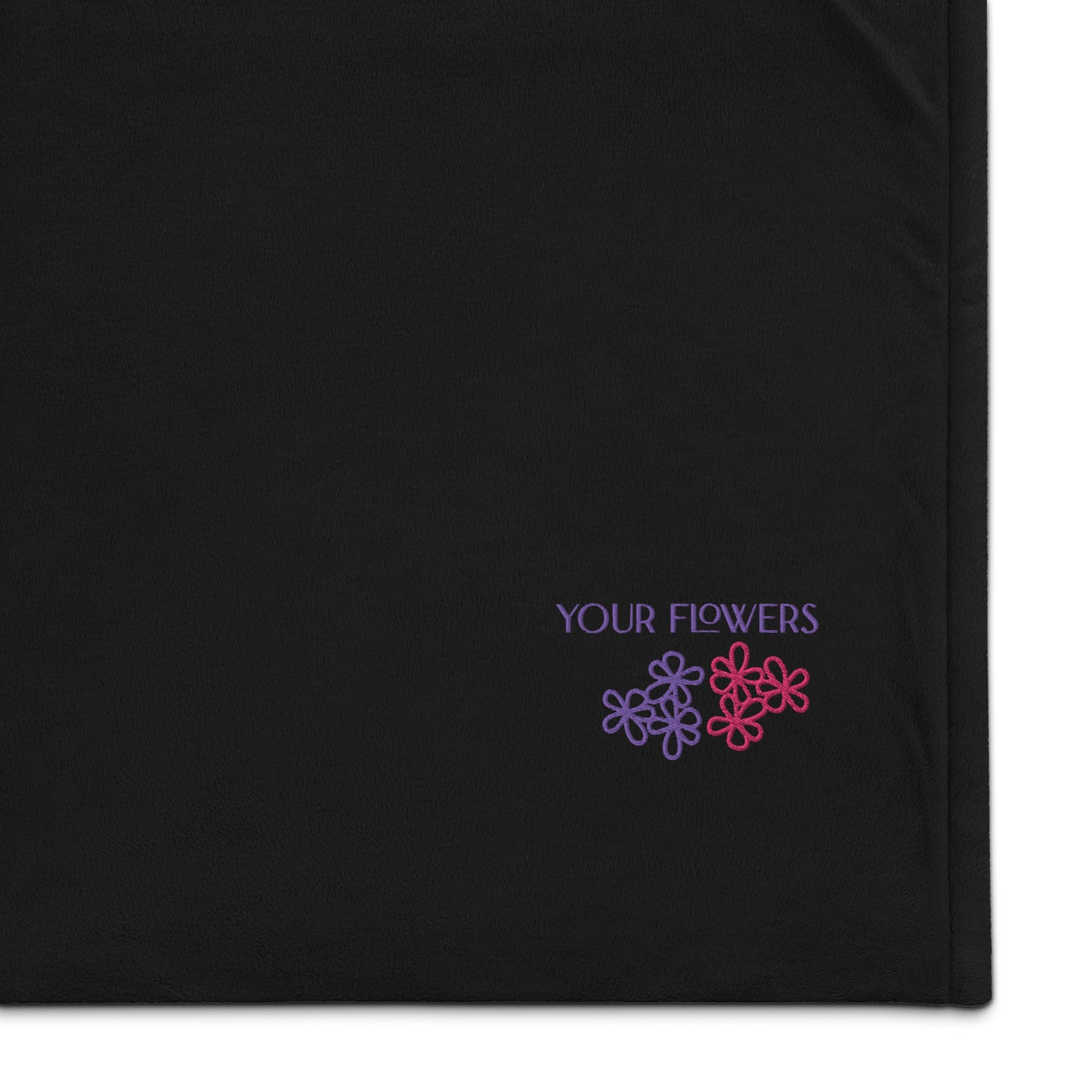 Your Flowers Premium sherpa blanket