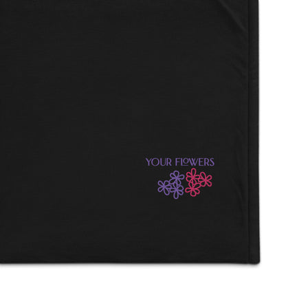 Your Flowers Premium sherpa blanket