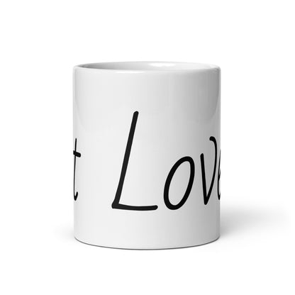 Pet Lovers. White glossy mug