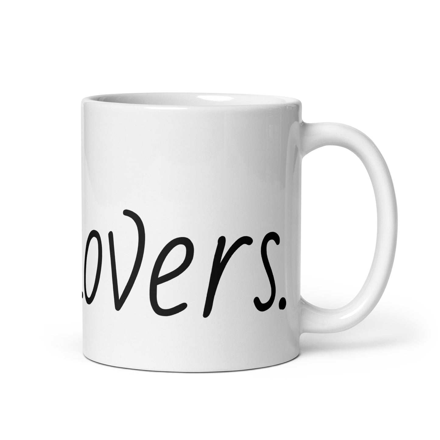 Pet Lovers. White glossy mug