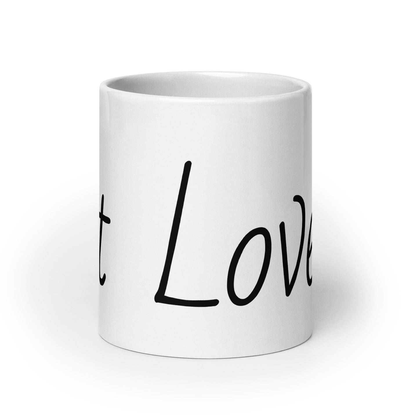 Pet Lovers. White glossy mug